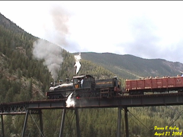Georgetown Loop Railroad - Shay Steam Engine #12