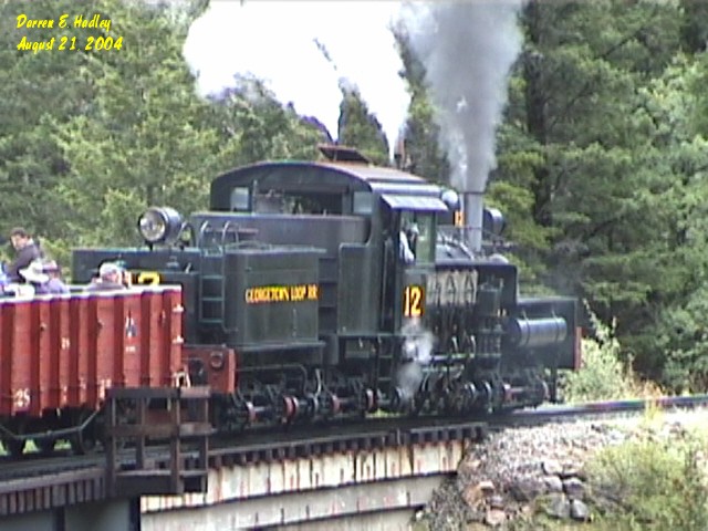 Georgetown Loop Railroad - Shay Steam Engine #12