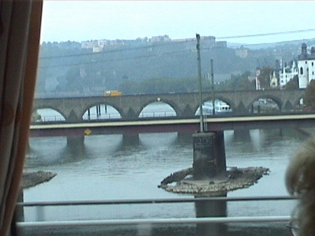 Railroad Bridge at Rhine & Mosel Rivers