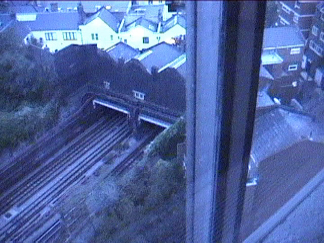 London Tube (View from Hotel)