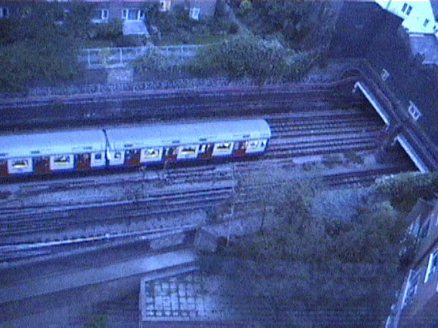 London Tube (View from Hotel)