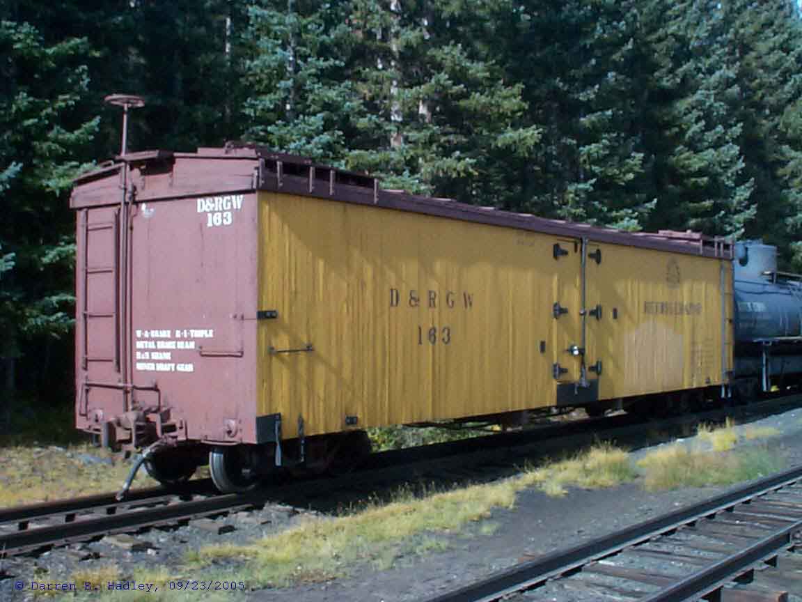 Cumbres & Toltec Scenic Railroad - D&RGW #163 Refrigerator Car (40')