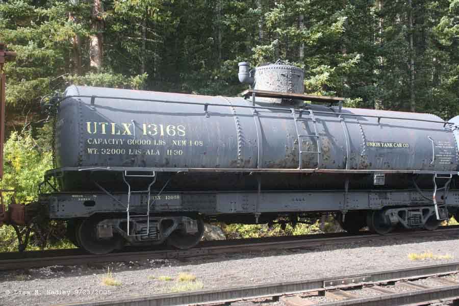 Cumbres & Toltec Scenic Railroad - UTLX #13168 Tank Car (Narrow Frame)