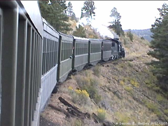 Cumbres & Toltec Scenic Railroad - Eastbound train