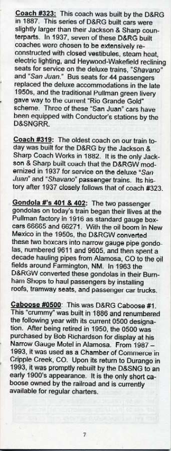 Durango & Silverton - Reference Guide (Page 7)