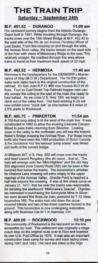 Durango & Silverton - Reference Guide (Page 10)