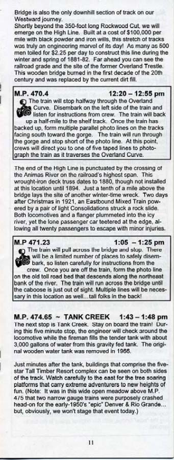 Durango & Silverton - Reference Guide (Page 11)