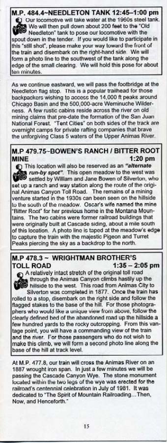 Durango & Silverton - Reference Guide (Page 15)