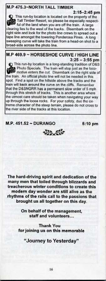 Durango & Silverton - Reference Guide (Page 16)