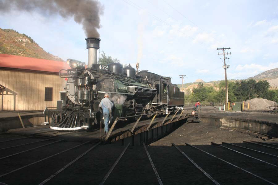Durango & Silverton - Engine #472 / Turntable