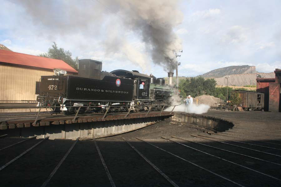 Durango & Silverton - Engine #472 / Turntable