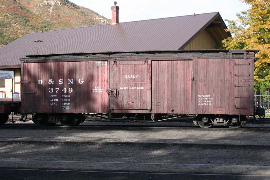 Durango & Silverton - Box Car #3749