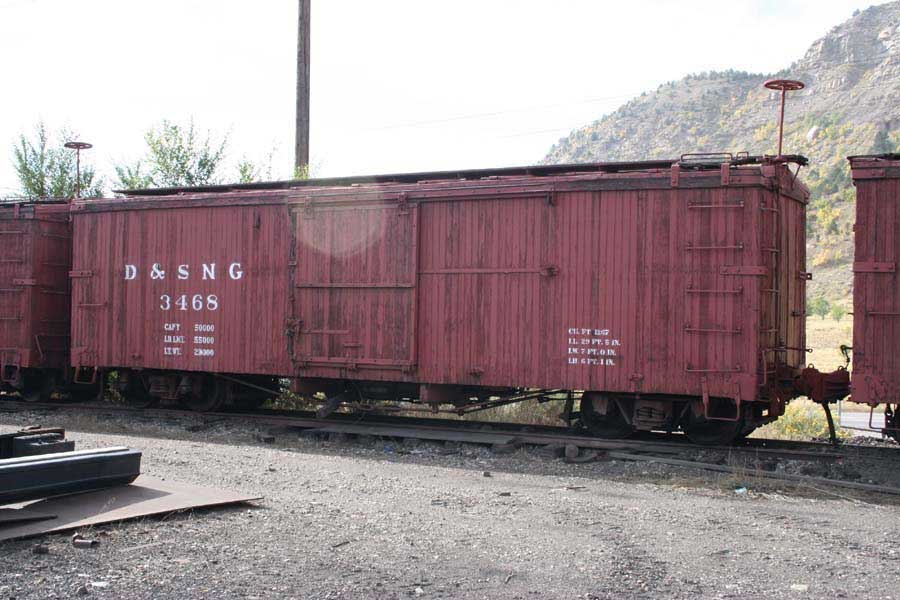 Durango & Silverton - Box Car #3468