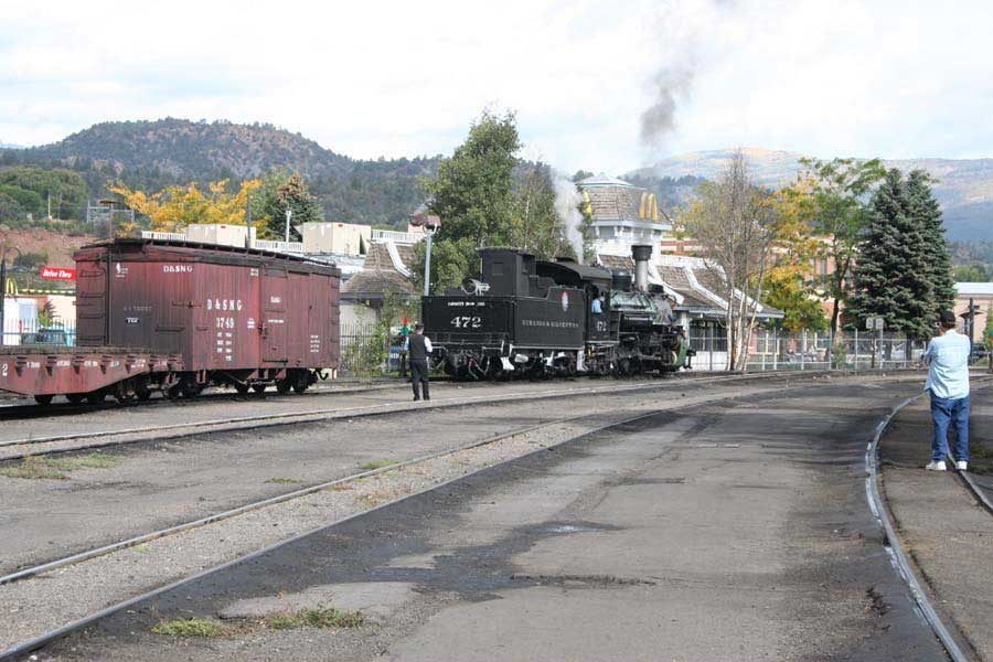 Durango & Silverton - Engine #472 & Box Car #3745