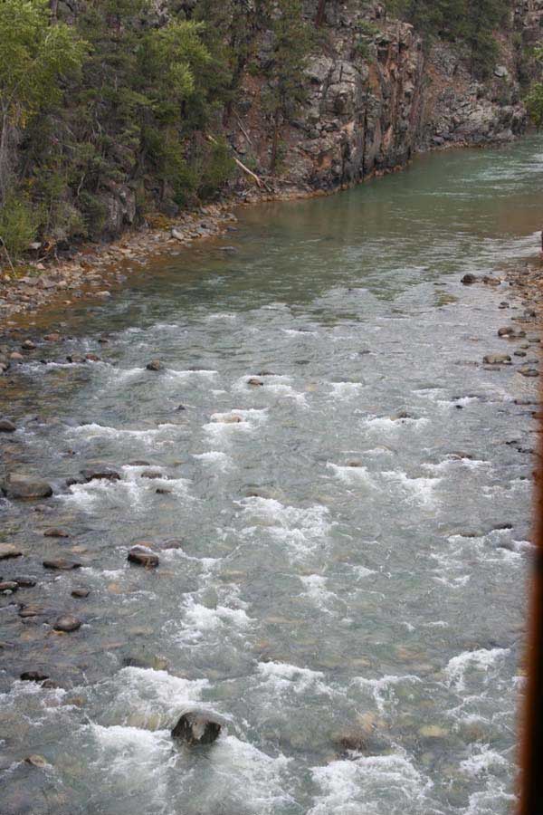 Durango & Silverton - High Bridge / Animas River