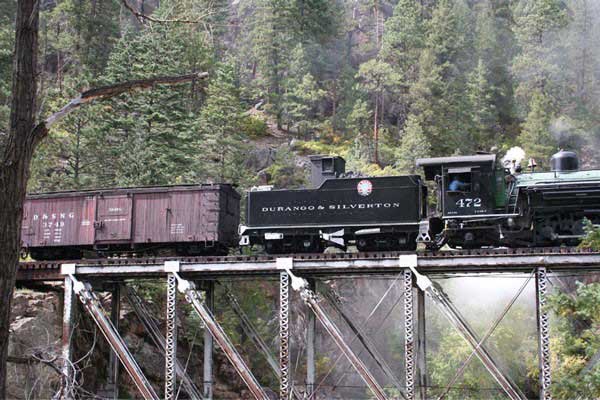 Durango & Silverton - Engine #472 & Box Car #3749