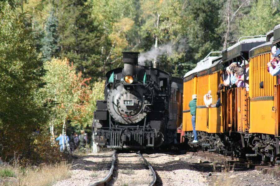 Durango & Silverton - Engine #481 heading back to Durango