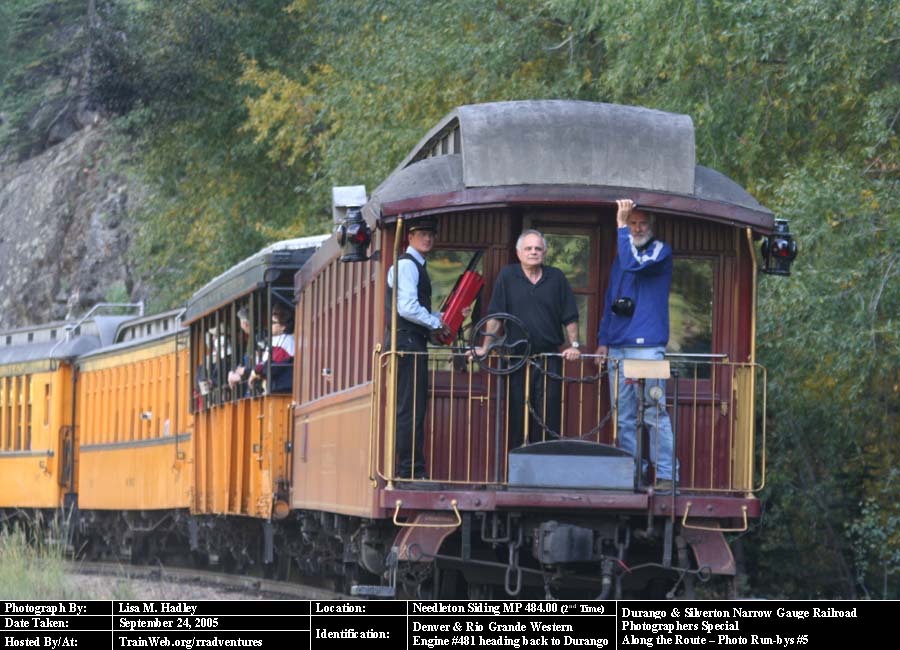 Durango & Silverton - Engine #481 heading back to Durango