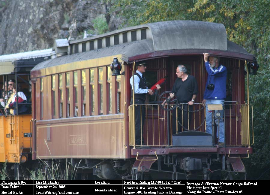 Durango & Silverton - Engine #481 heading back to Durango