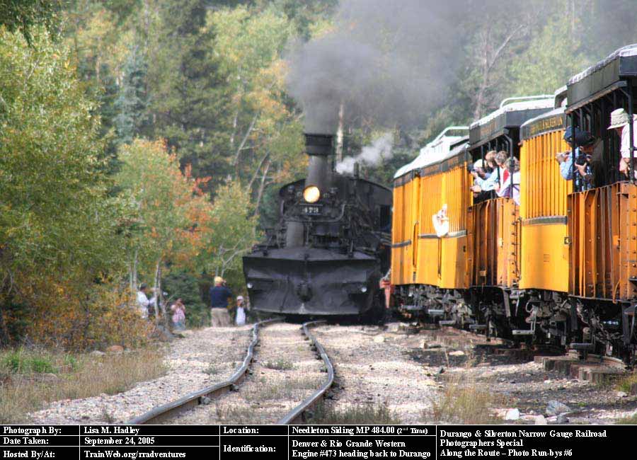 Durango & Silverton - Engine #473 heading back to Durango