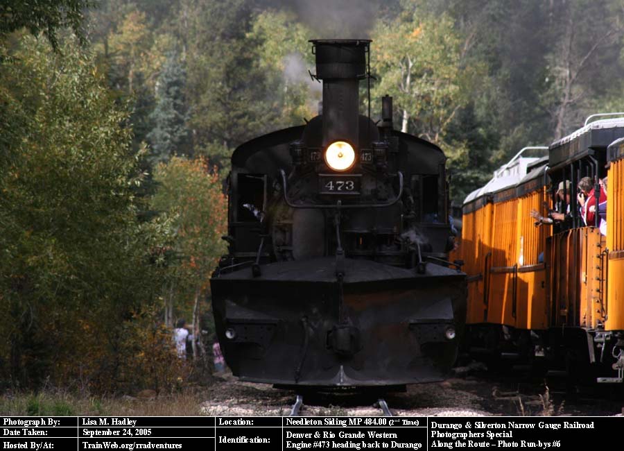 Durango & Silverton - Engine #473 heading back to Durango
