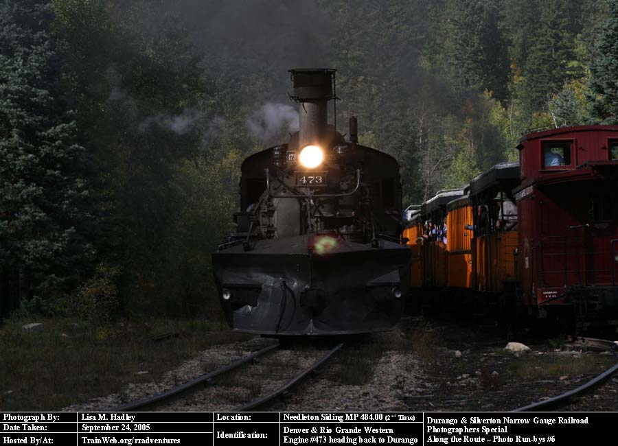 Durango & Silverton - Engine #473 heading back to Durango