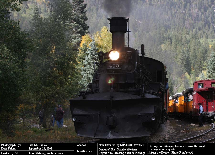 Durango & Silverton - Engine #473 heading back to Durango