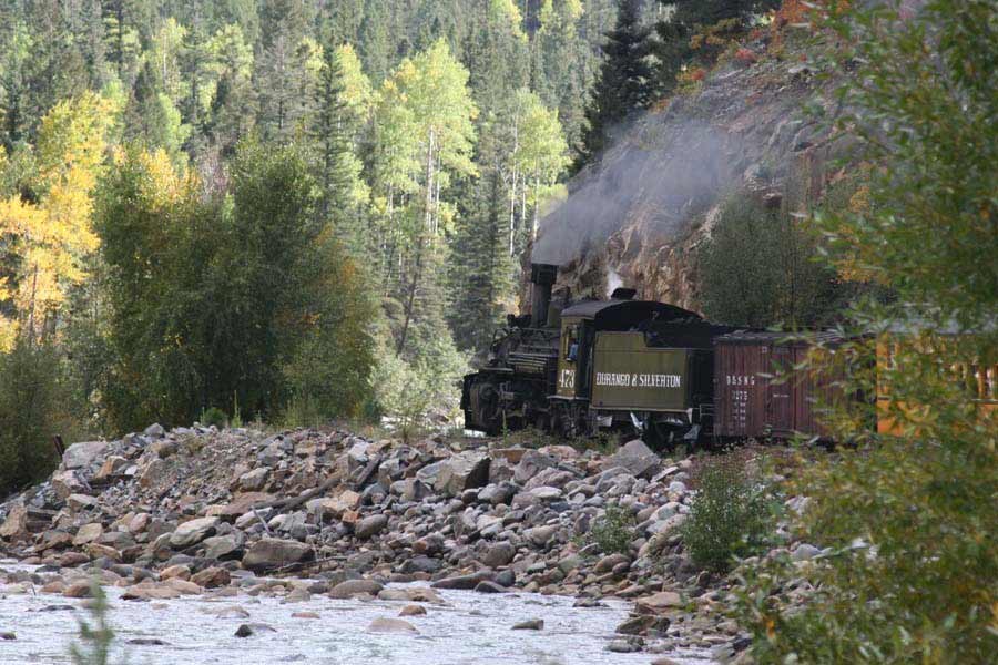 Durango & Silverton - Engine #473 heading back to Durango