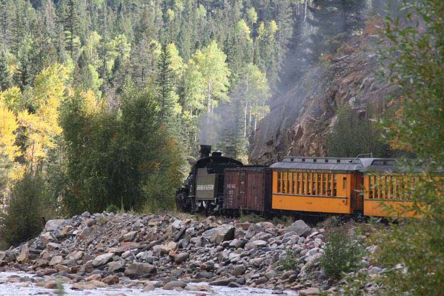 Durango & Silverton - Engine #473 heading back to Durango