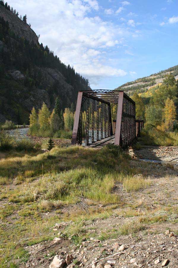 Durango & Silverton - Animas River Bridges MP 489.9