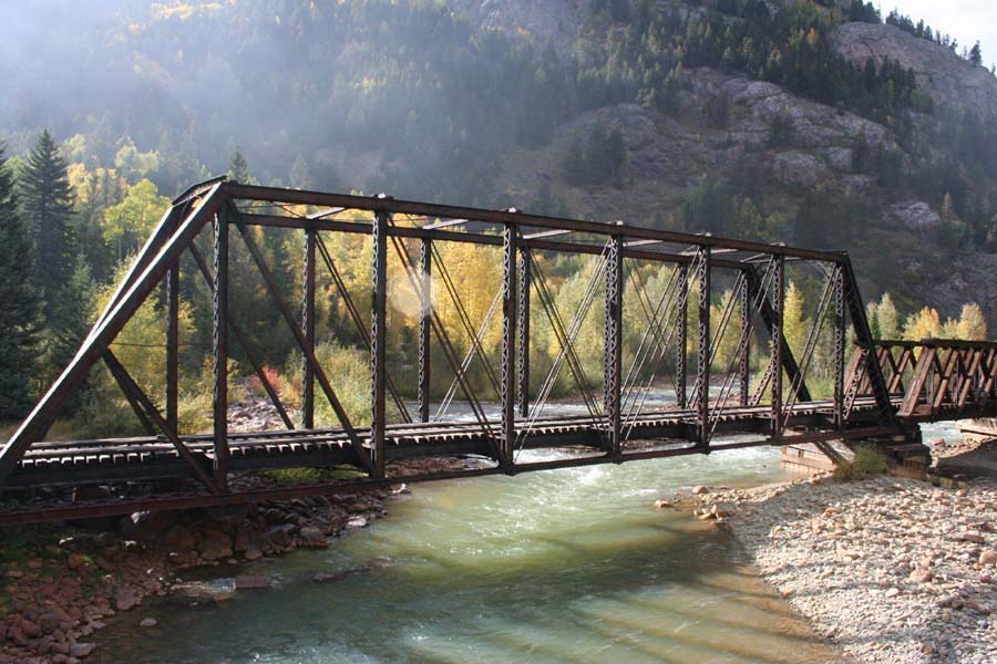 Durango & Silverton - Animas River Bridges MP 489.9