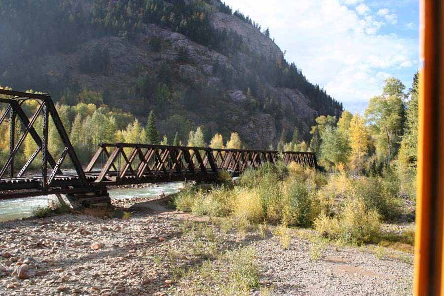 Durango & Silverton - Animas River Bridges MP 489.9