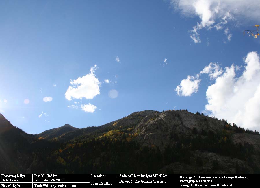 Durango & Silverton - Animas River Bridges MP 489.9