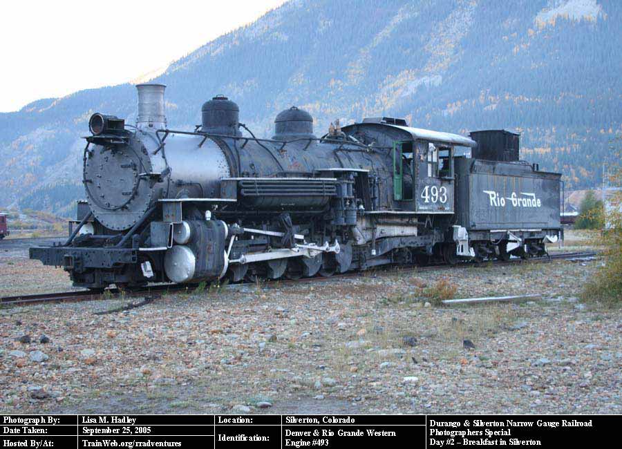Durango & Silverton - Engine #493