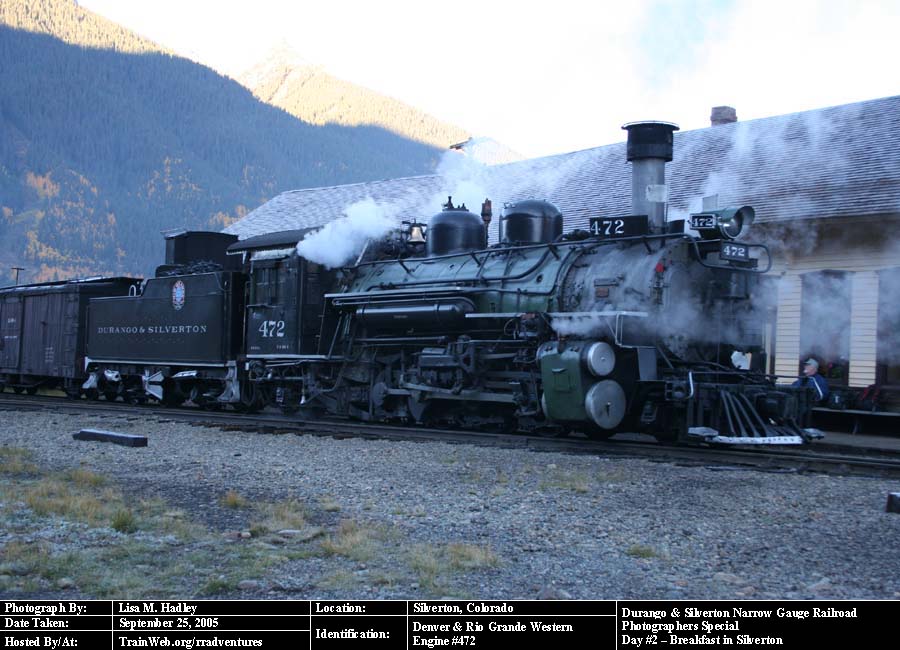 Durango & Silverton - Engine #472