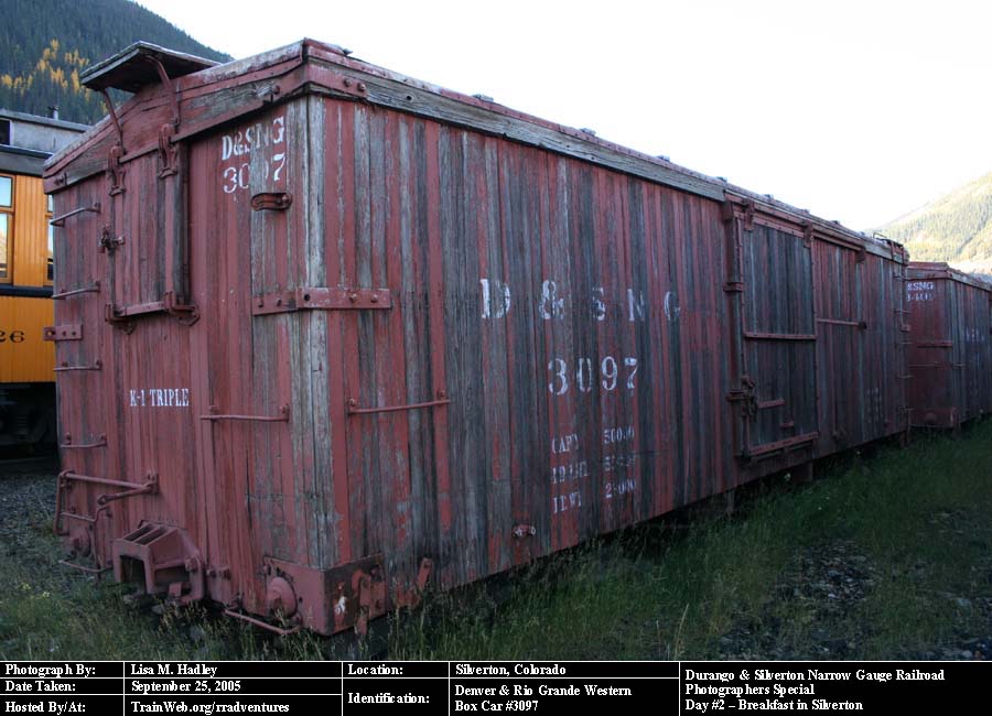Durango & Silverton - Box Car #3097