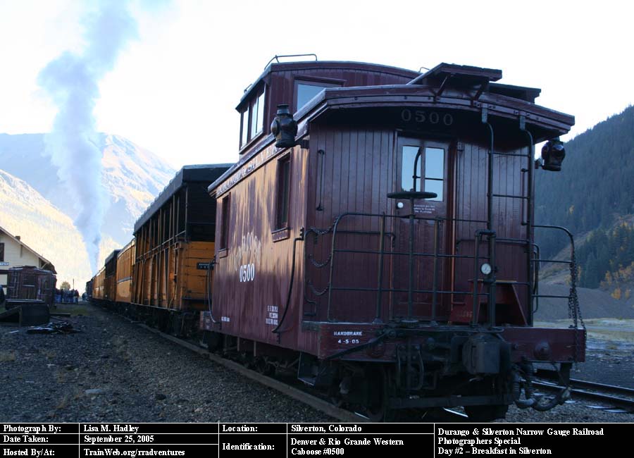 Durango & Silverton - Caboose #0500