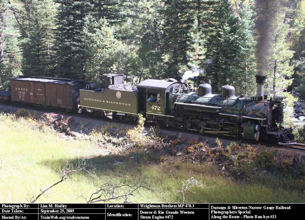 Durango & Silverton - Steam Engine #472