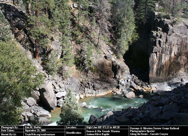 Durango & Silverton - High Line & Animas River Rapids