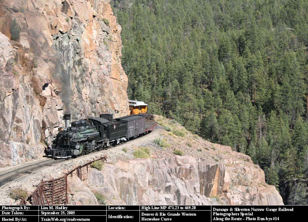 Durango & Silverton - Horseshoe Curve / High Line