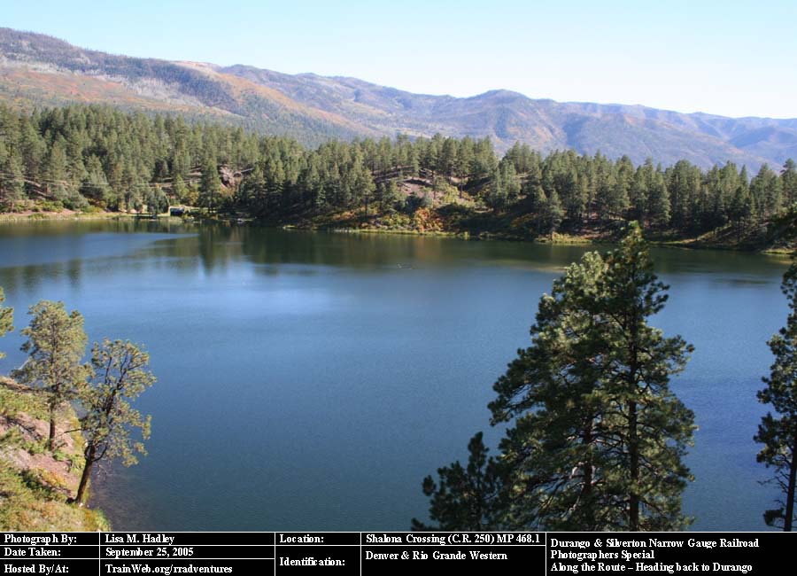 Durango & Silverton - Shalona Crossing (C.R. 250) MP 468.1