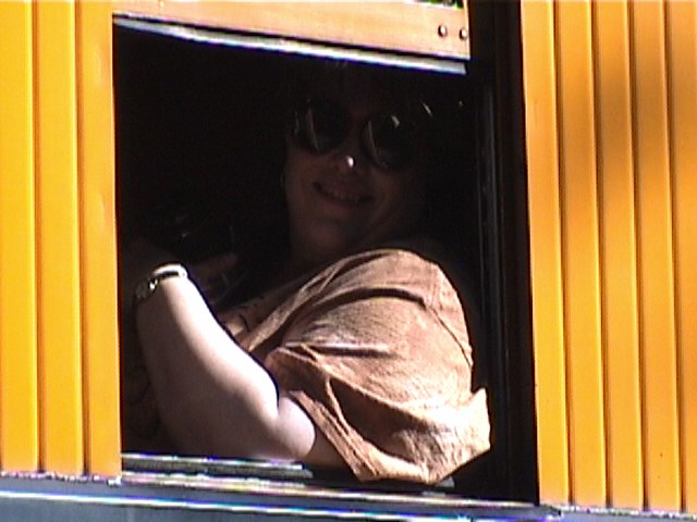 Lisa coming back from Needleton Siding