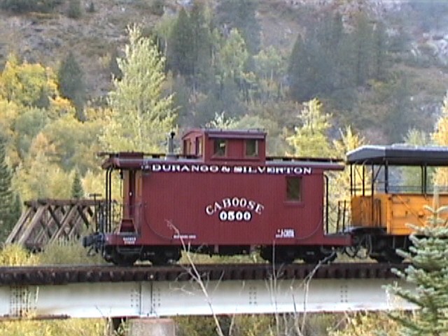 Caboose #0500 on Deck Girder Bridge