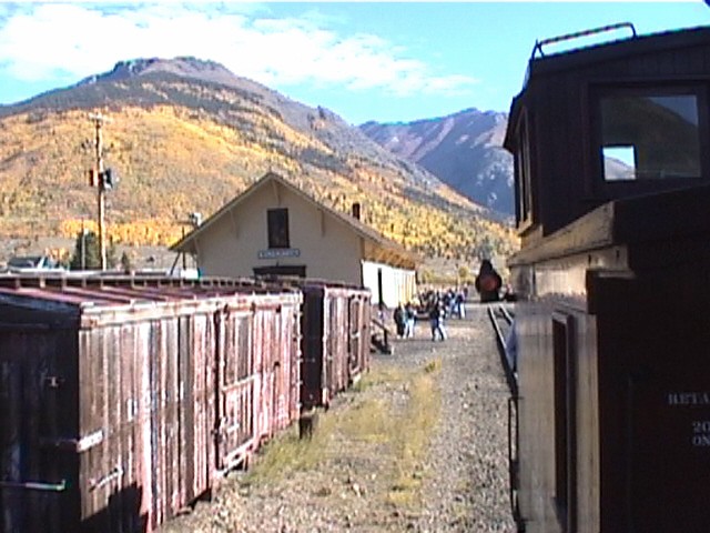 Backing up to Silverton Depot
