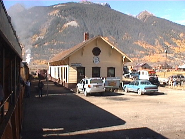 Backing up to Silverton Depot
