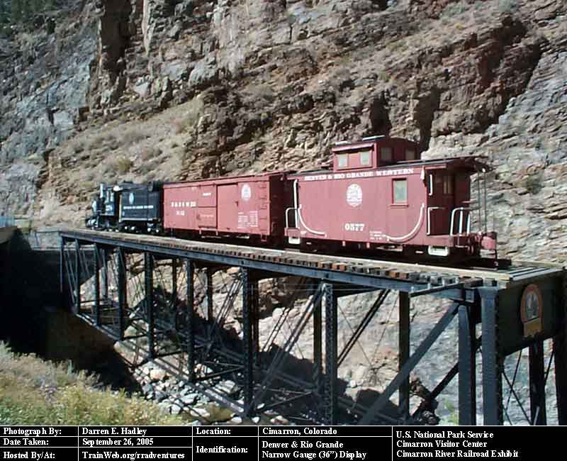 U.S. National Park Service - Cimarron River Railroad Exhibit