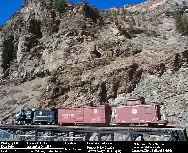 U.S. National Park Service - Cimarron River Railroad Exhibit