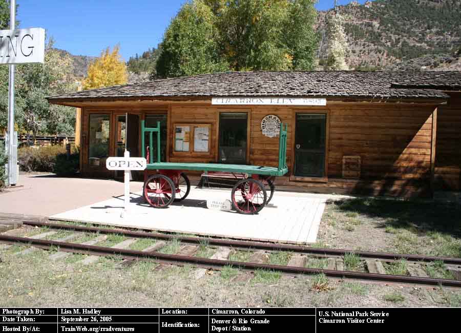U.S. National Park Service - Cimarron Station / Baggage Cart