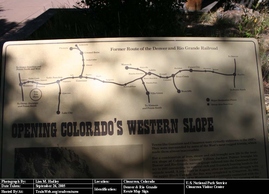 U.S. National Park Service - Cimarron Station (Route Map)