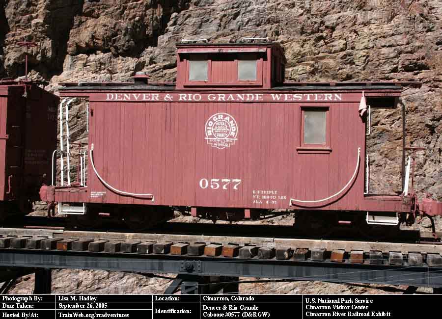 U.S. National Park Service - Caboose #0577 (D&RGW)